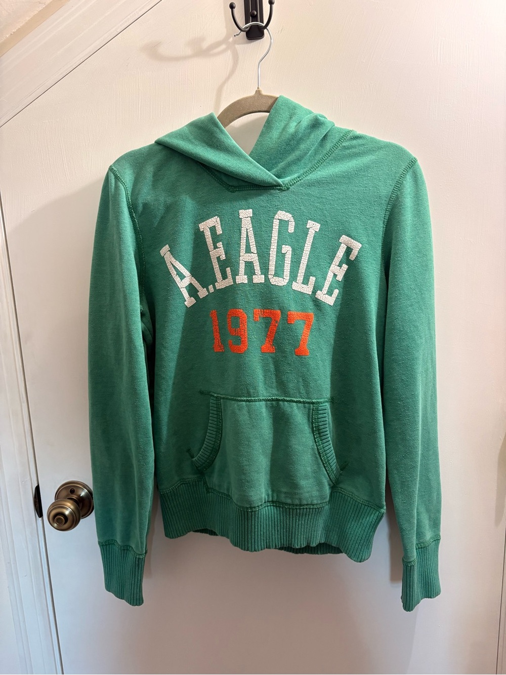 Y2K American Eagle Outfitters Green Hoodie
